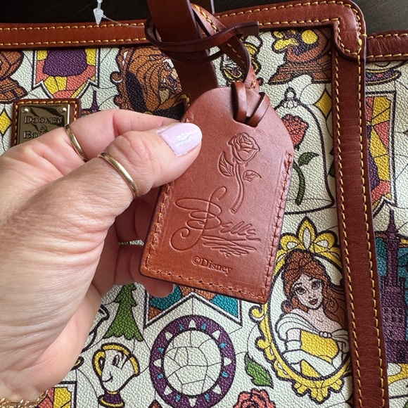 (NWT) Beauty and the Beast Large Shopper Tote 🥀 Dooney & Bourke - Picture 3 of 8